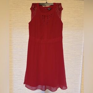 City Chic Red Lace Dress